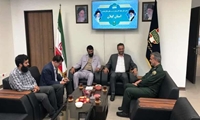 نشست ریاست محترم سازمان با دکتر حبیبی مدیرکل حفظ آثار و ارزش های دفاع مقدس استان مورخ 3 خرداد 